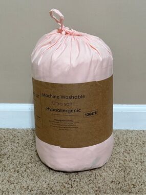 Soft Pink Sheet Set-Cali King